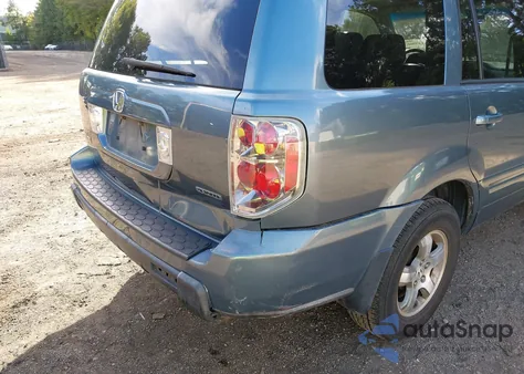 2007 Honda Pilot Ex-L из США, поврежденный, VIN 5FNYF18557B028072